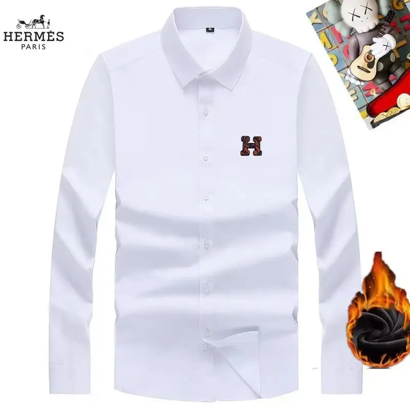 Hermès and Loewe fleece-lined shirts (8 styles)
