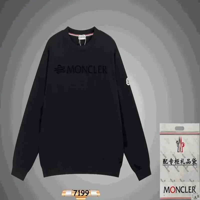 Moncler Men's Black Logo Sweatshirt with Gift Bag — foto 4 de 8