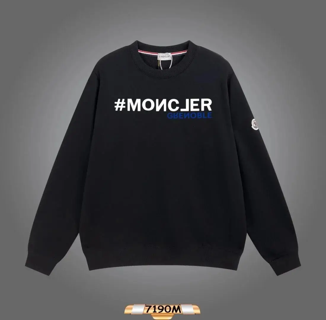 Moncler Men's Black Logo Sweatshirt with Gift Bag — foto 8 de 8