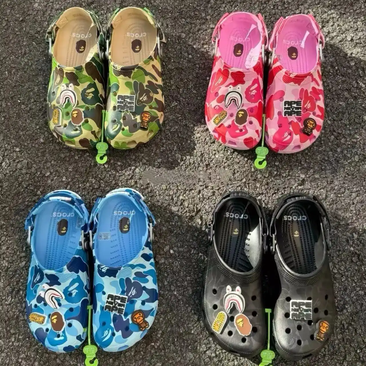 Bape Crocs  (4 styles)