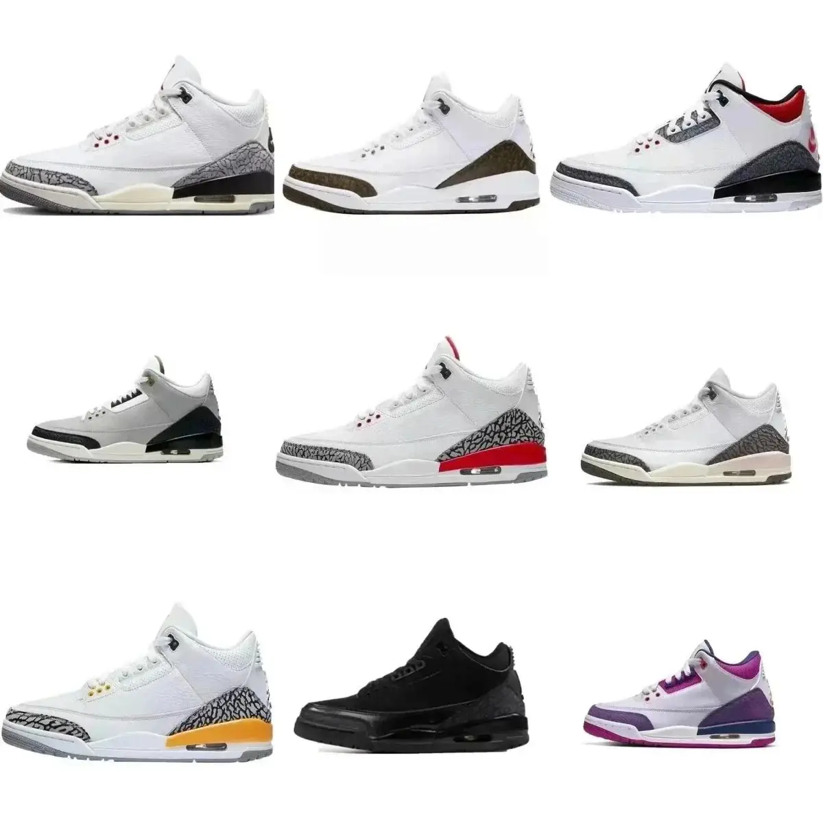 Jordan 3 (40+ styles) (boys and girls)