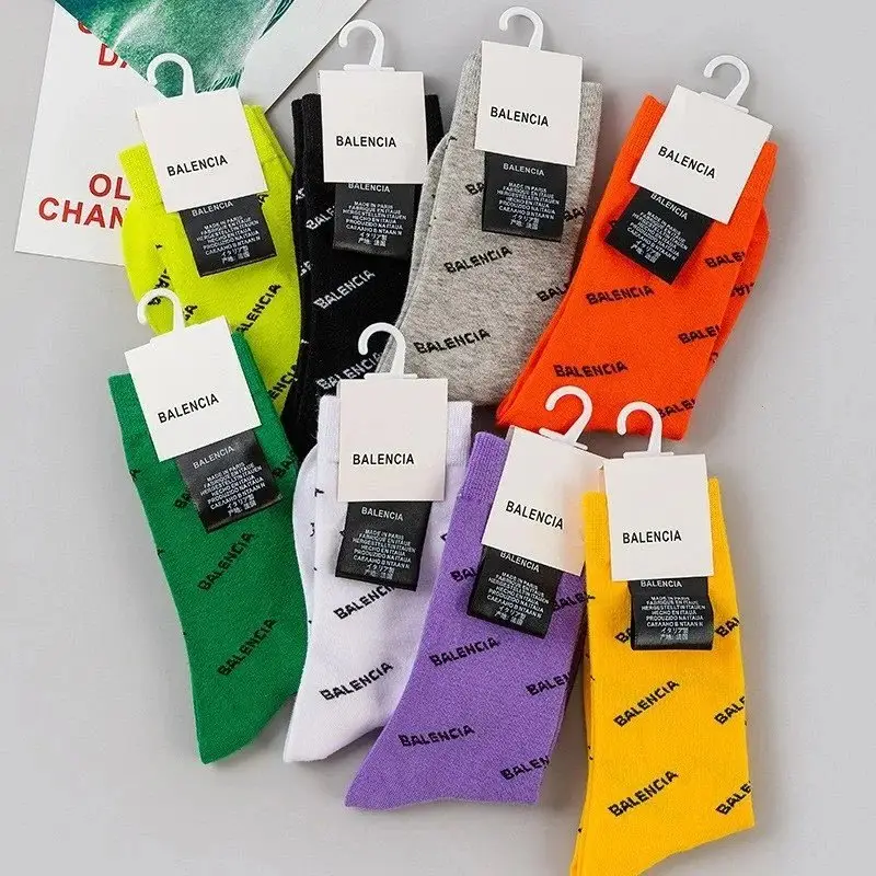 BALENCIAGA Logo Print Socks [16 styles]
