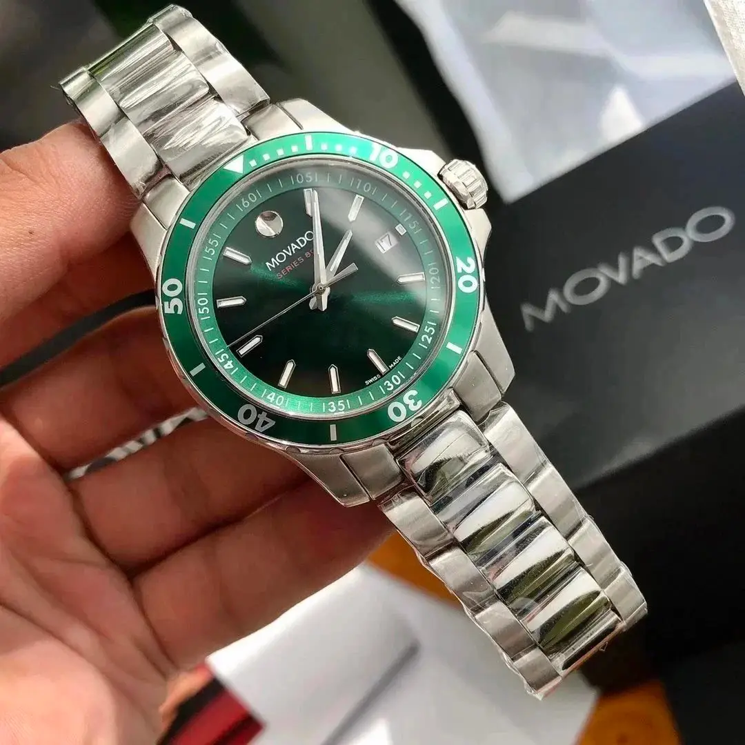 Movado Series 800 Men's Sports Watch with Black Dial and Two-Tone Bracelet [40 styles] — foto 5 de 8
