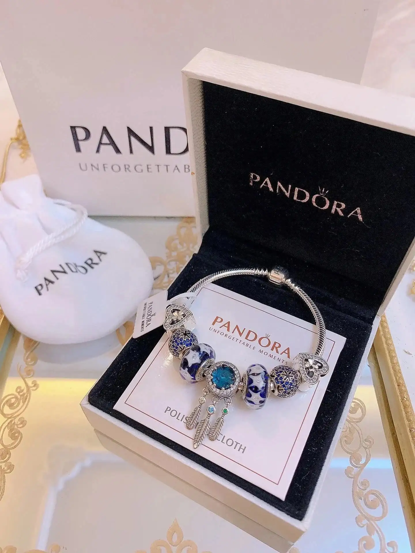 PANDORA Unforgettable Moments Bracelet [40 styles] — foto 7 de 8