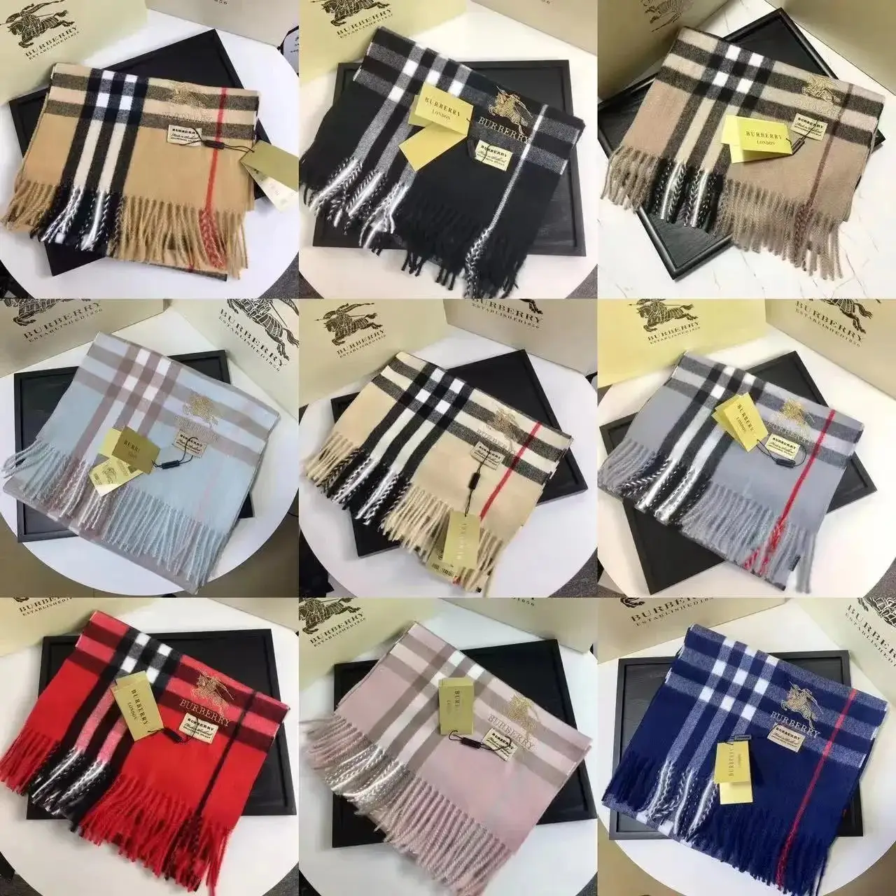 Burberry Classic Check Scarf [Multiple Colors Available]