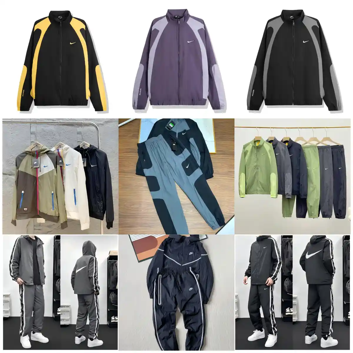 Nike x Nocta Running Jacket Hoodies Pants Tracksuit Set