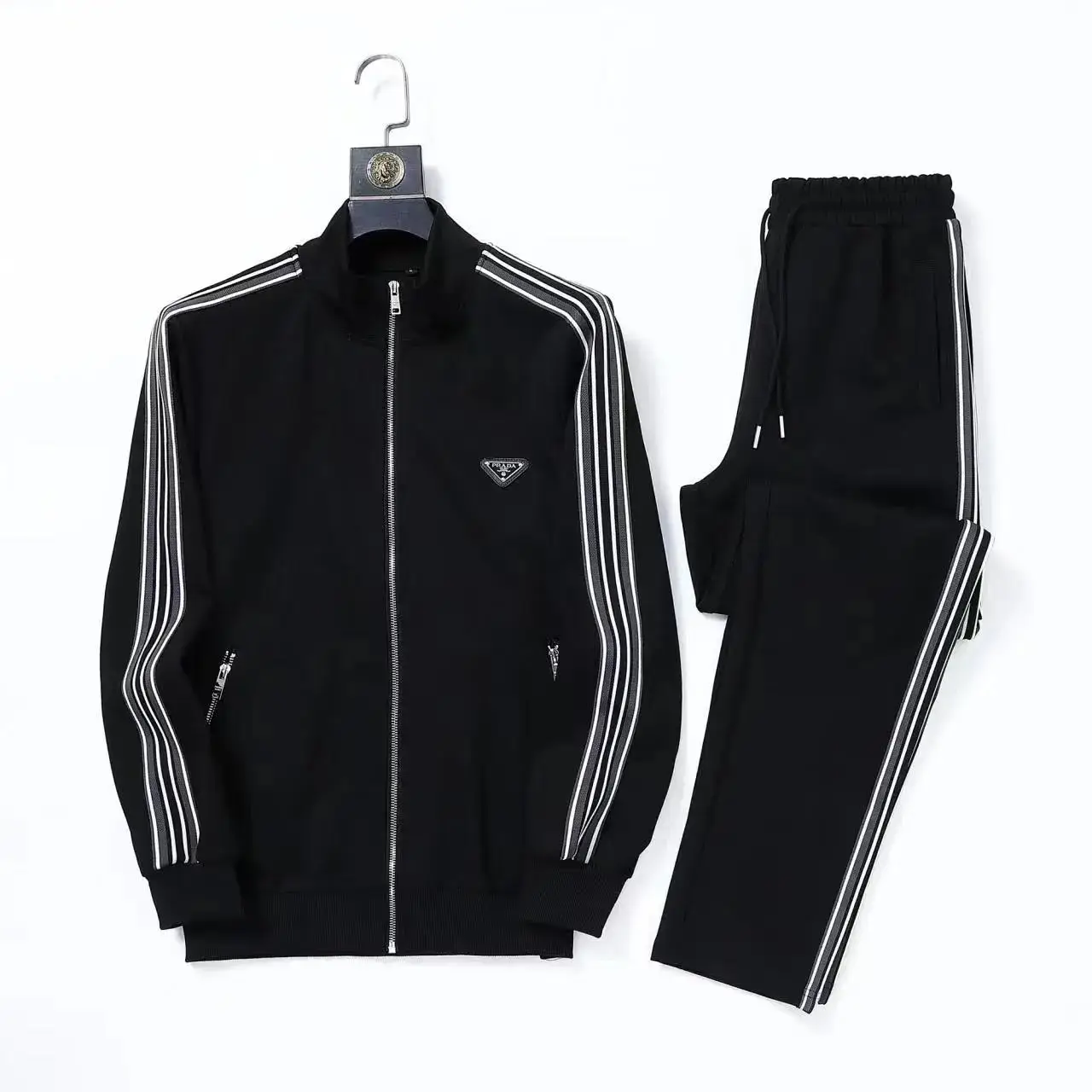Prada Triangle Logo Jacket/Pants Set [35 styles] — foto 6 de 8