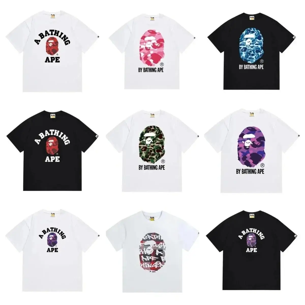 Bape 1st Camo Ape Head T-Shirts