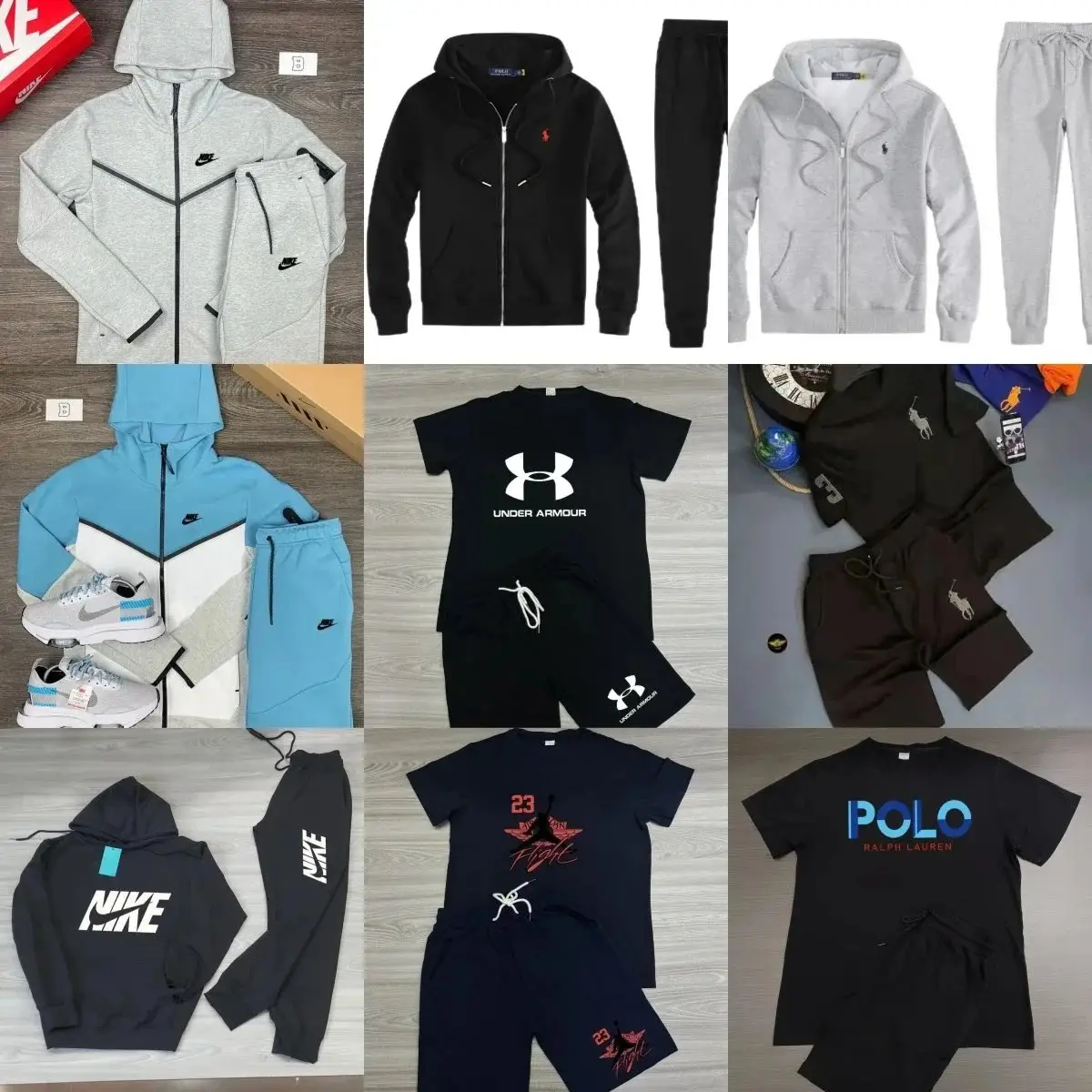 Ralph Lauren set & Nike clothing set