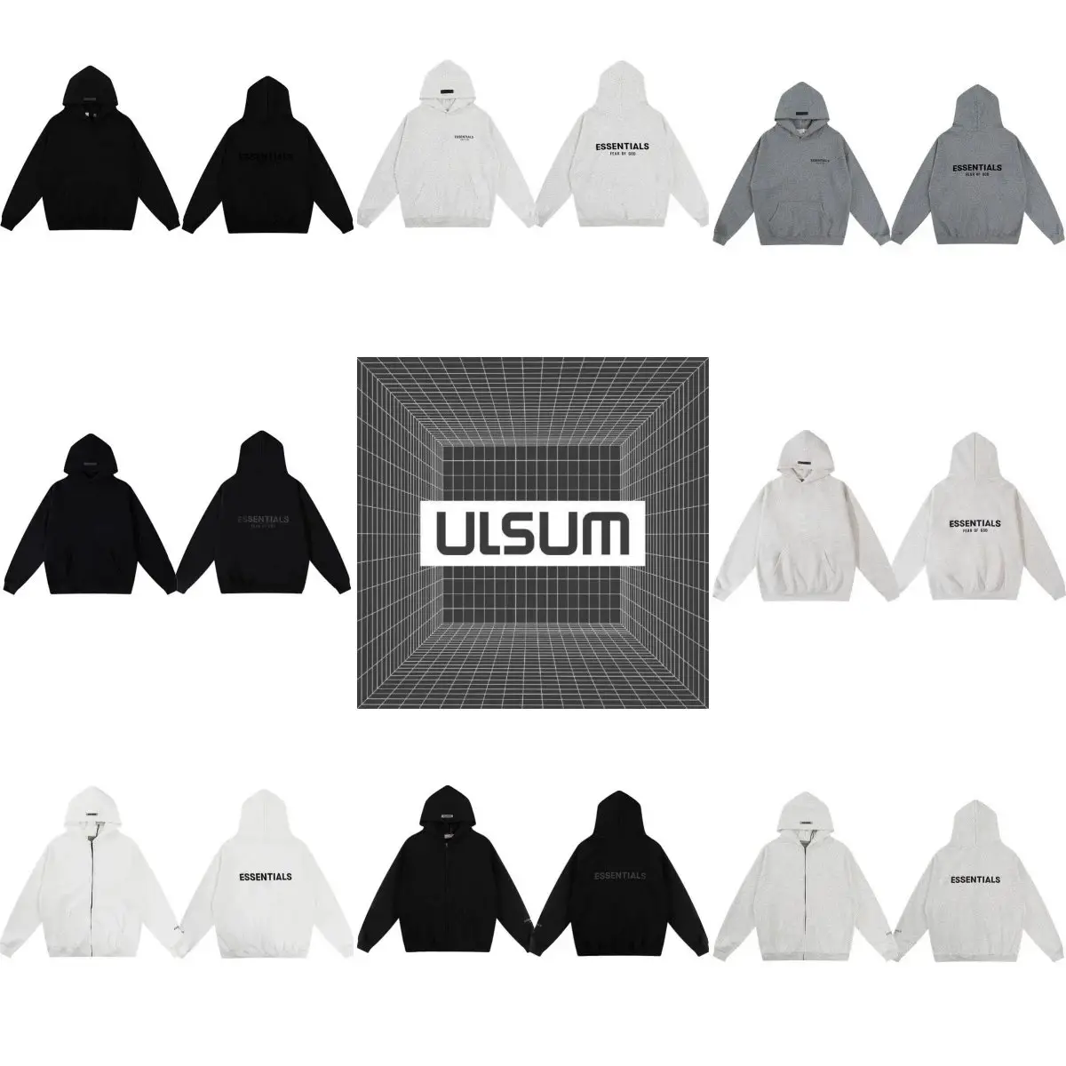 ULSUM Essentials Hoodie [Tracksuit Set with Pants]