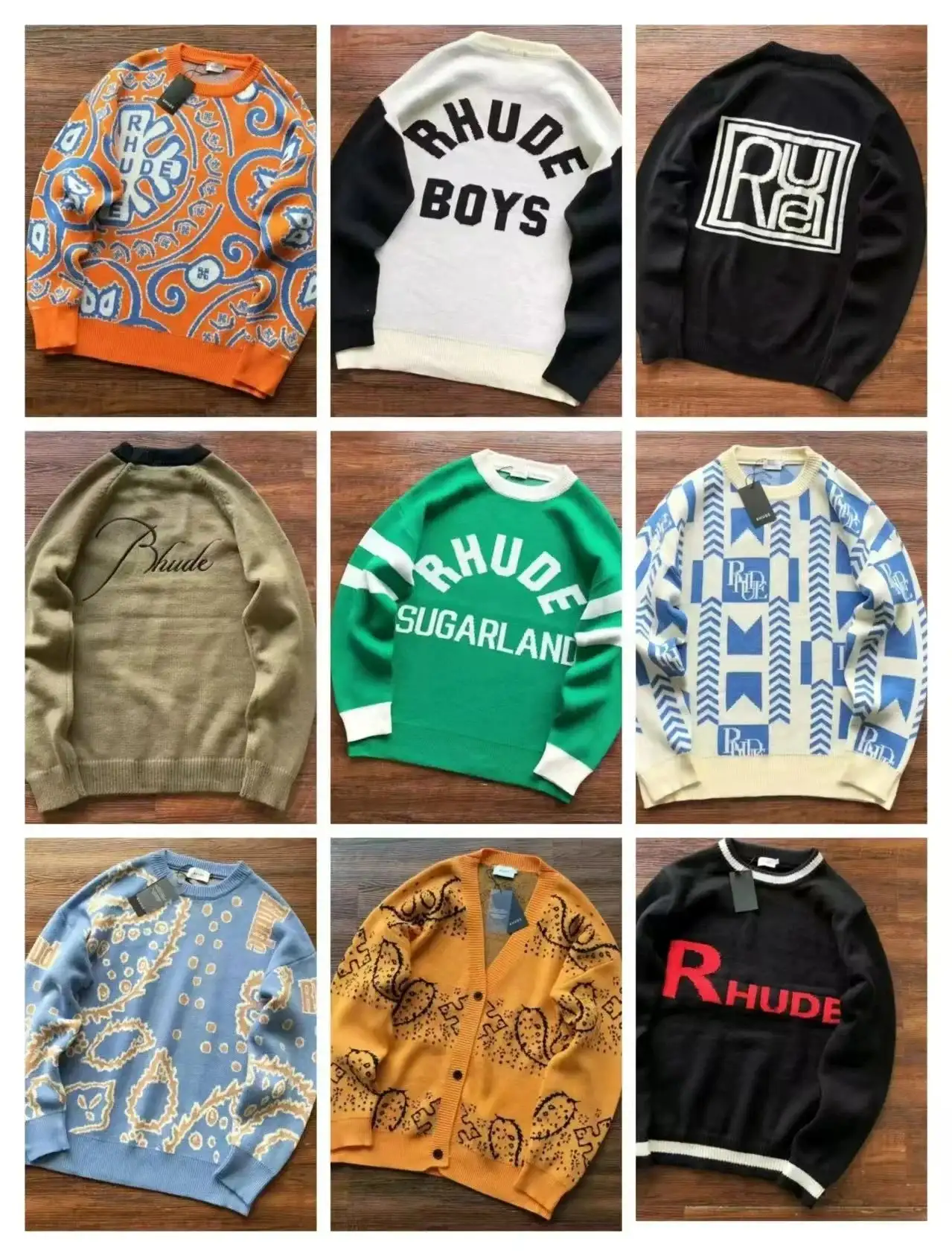 Rhude wool sweater  (35 styles)
