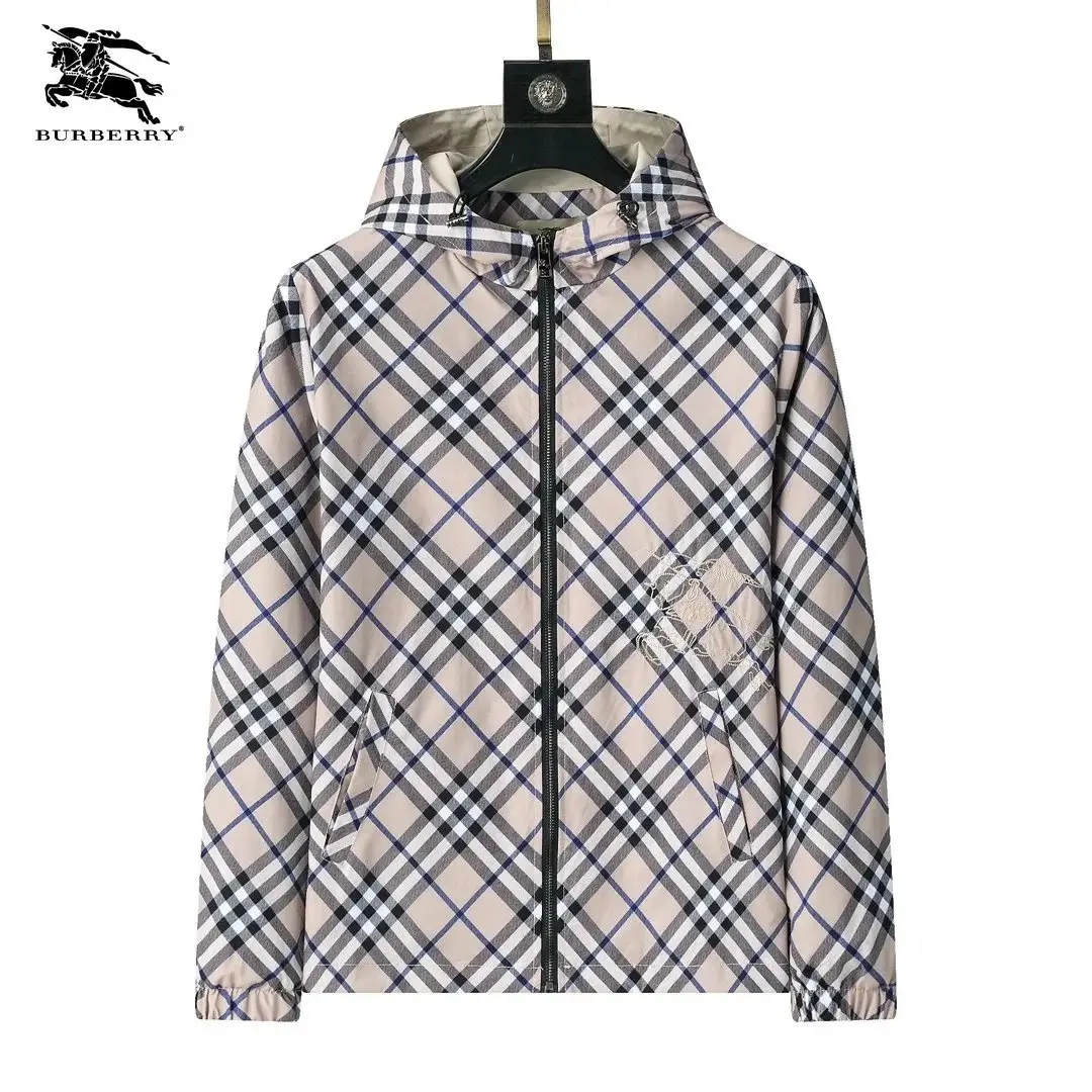 Burberry Check Print Hooded Jacket — foto 3 de 6