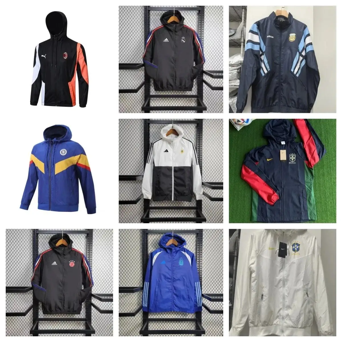 Football Windbreaker [Multiple Teams & Brands Including Adidas] — foto 6 de 6