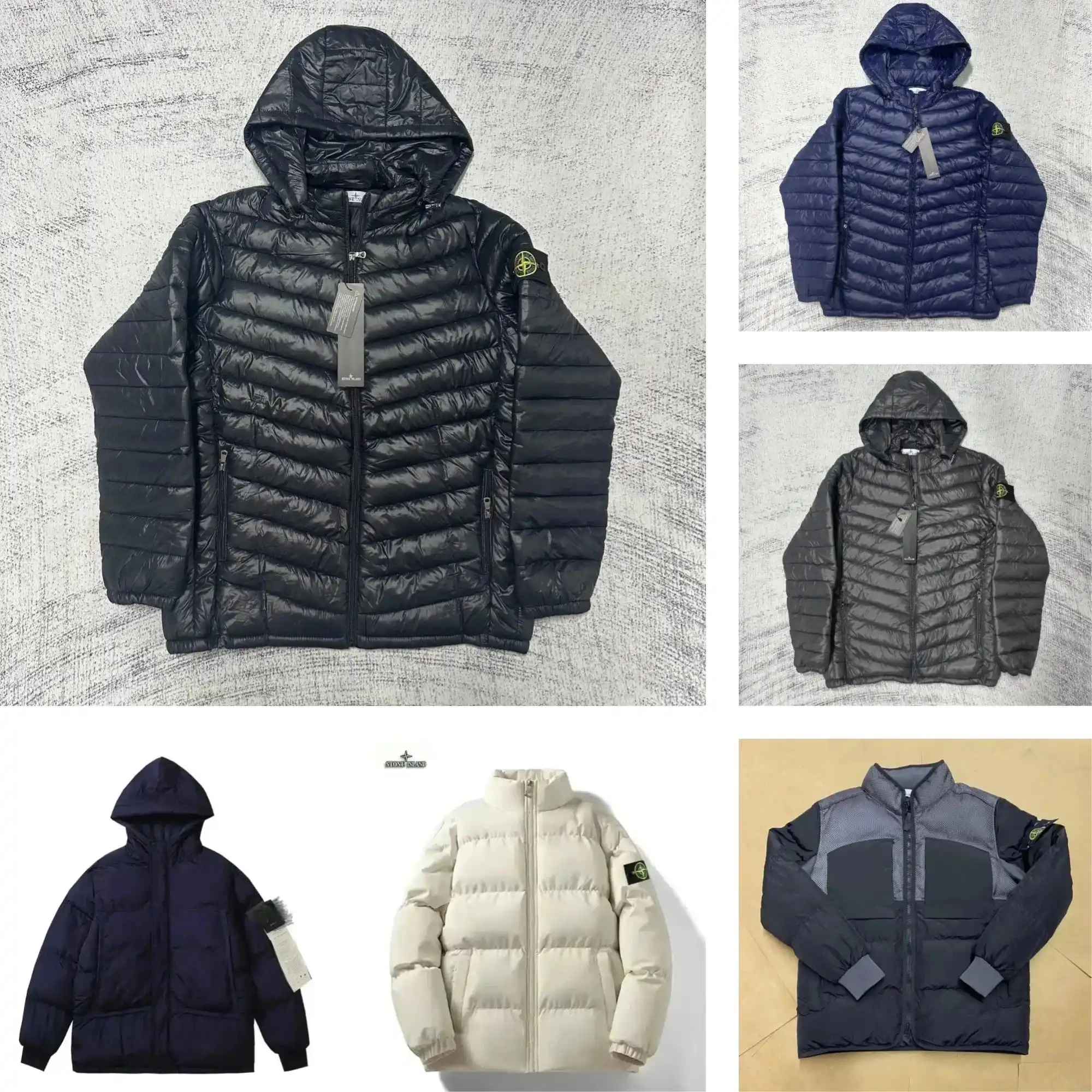 STONE ISLAND Hooded Puffer Jacket [28 styles]