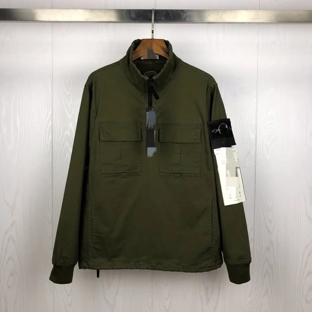 Stone Island Half-Zip Jacket [4 Colors Available] #StoneIsland_W2C #jacket_W2C — foto 2 de 5