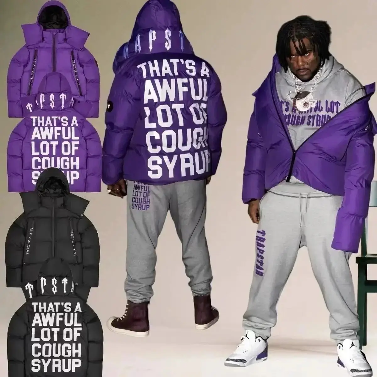 PSTAR THAT'S A AWFUL LOT OF COUGH SYRUP Down Jacket — foto 3 de 8