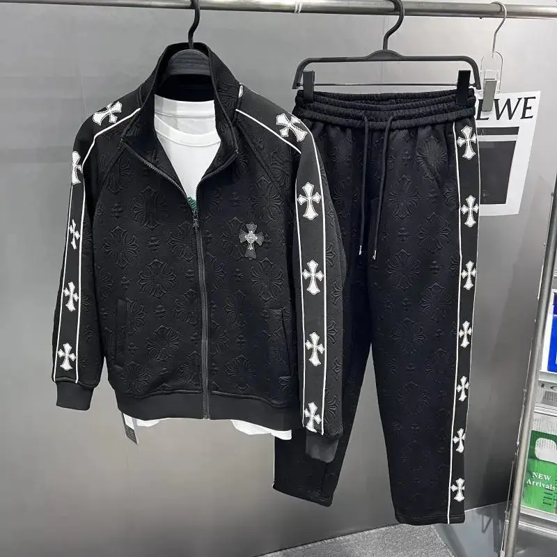 Chrome Hearts Cross Motif Track Jacket & Pants Set [3 styles]