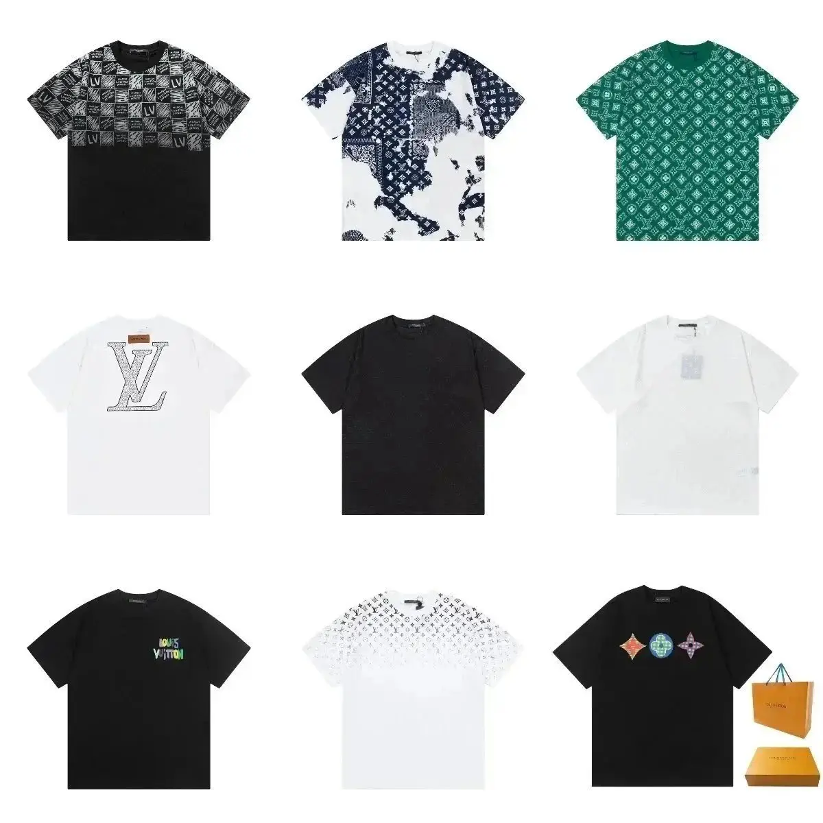 Louis Vuitton Monogram/Checkerboard/Graphic T-Shirts [9 Styles]