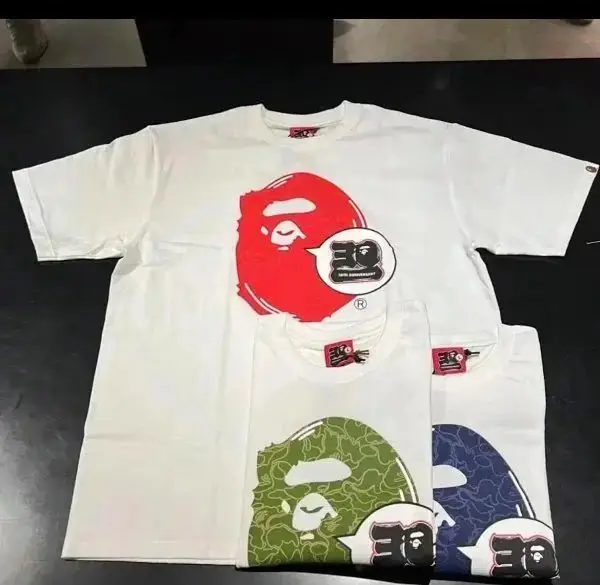 A Bathing Ape Camo Ape Head T-Shirt - Black