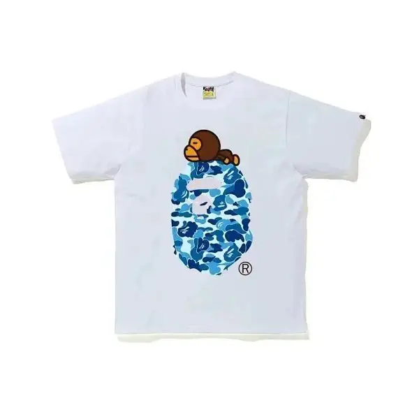 A Bathing Ape Camo Ape Head T-Shirt - Black — foto 5 de 8