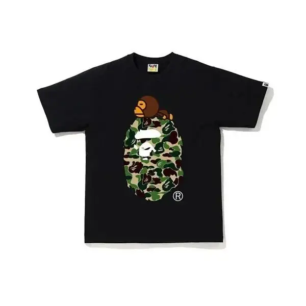 A Bathing Ape Camo Ape Head T-Shirt - Black — foto 8 de 8