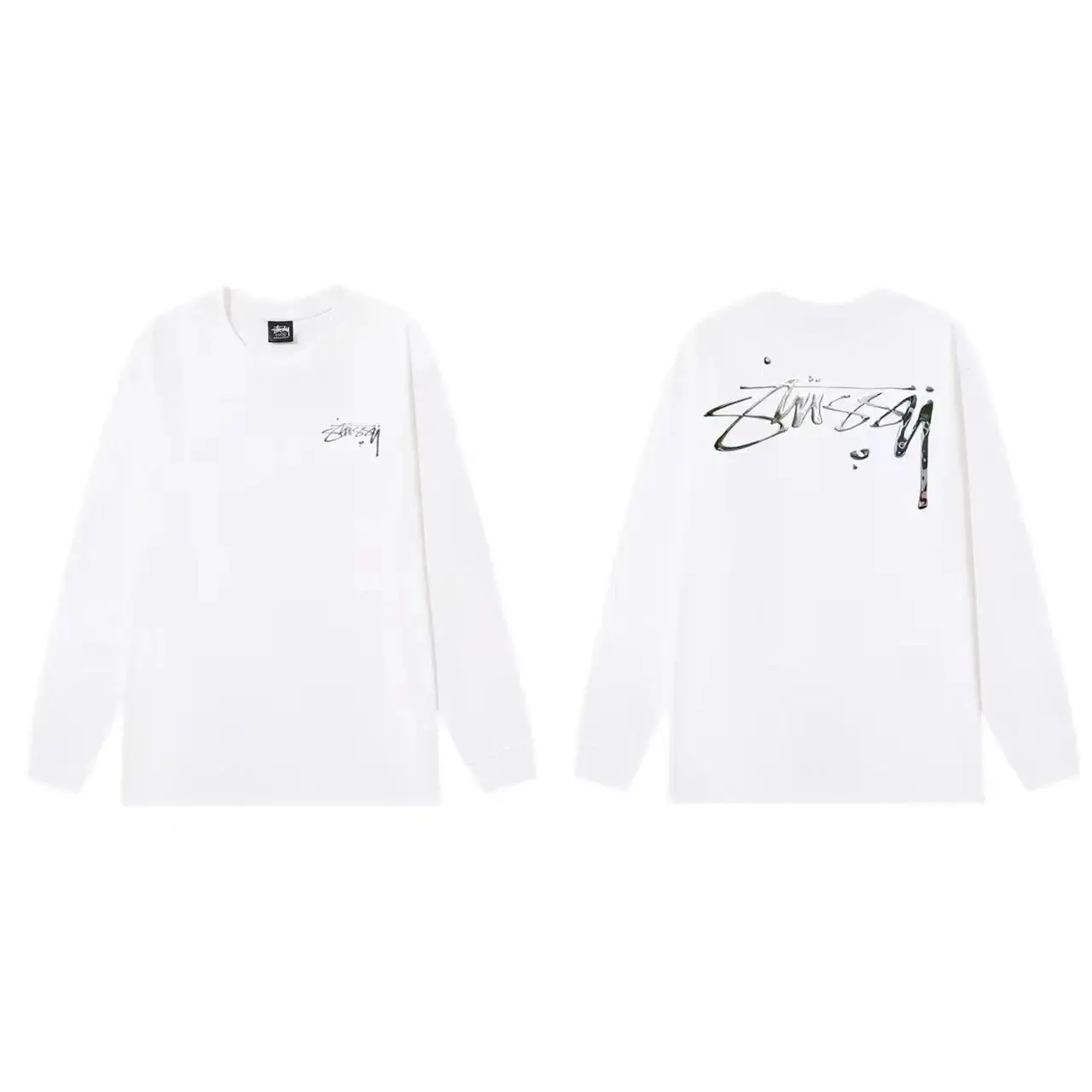 Stussy Dinosaur Graphic Crewneck Sweatshirt - Black — foto 6 de 8