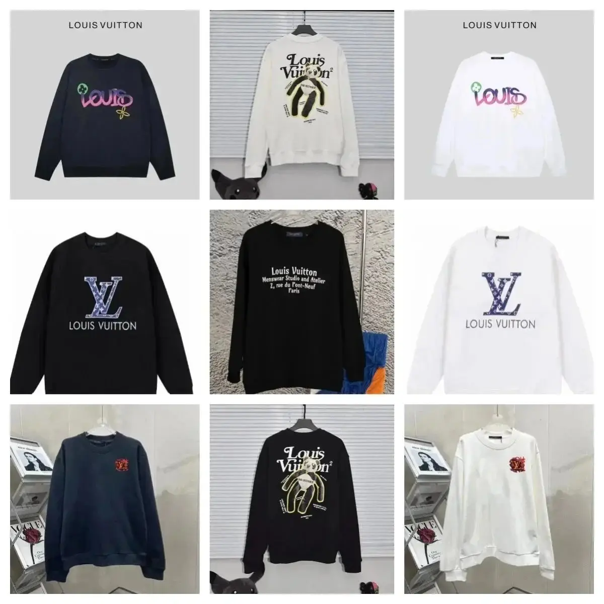 Louis Vuitton Graphic Print Sweatshirt [13 styles]