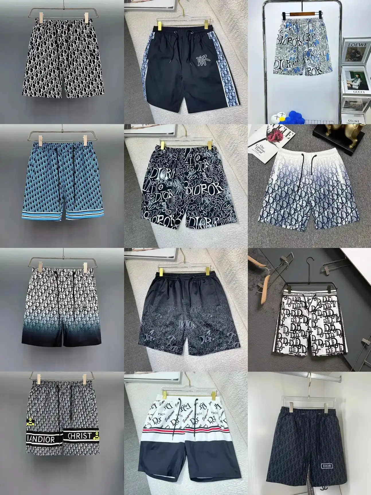 Dior Shorts Beach Pants