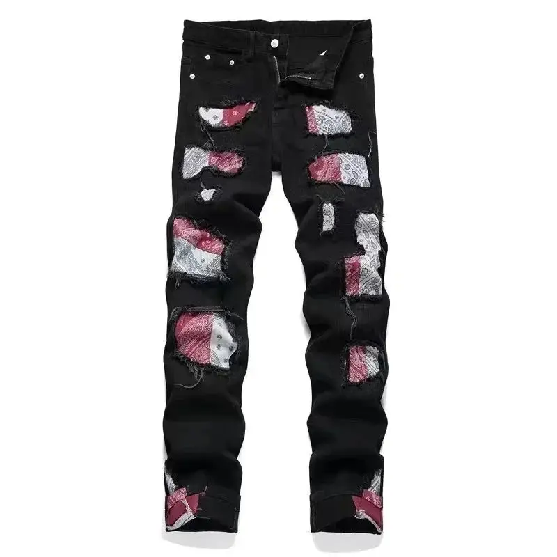 Revenge Embroidered Classic Jeans [Lacing Design] — foto 3 de 8