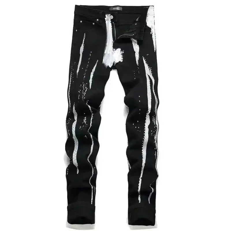 Revenge Embroidered Classic Jeans [Lacing Design] — foto 4 de 8