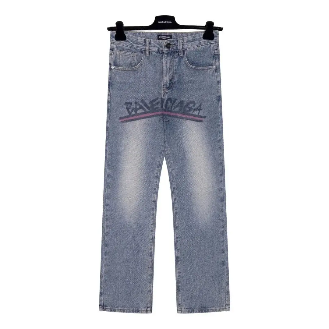 Balenciaga Logo Print Jeans [3 Colors Available] — foto 6 de 8
