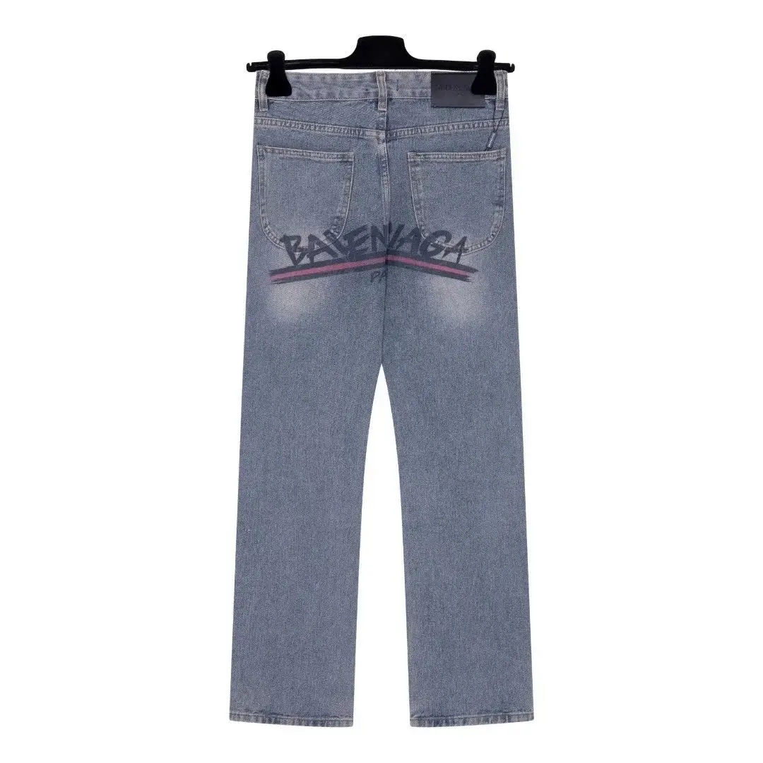 Balenciaga Logo Print Jeans [3 Colors Available] — foto 7 de 8