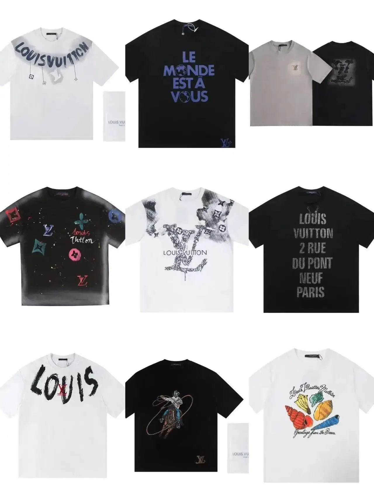Louis Vuitton T-shirt Tee （ 40 Style