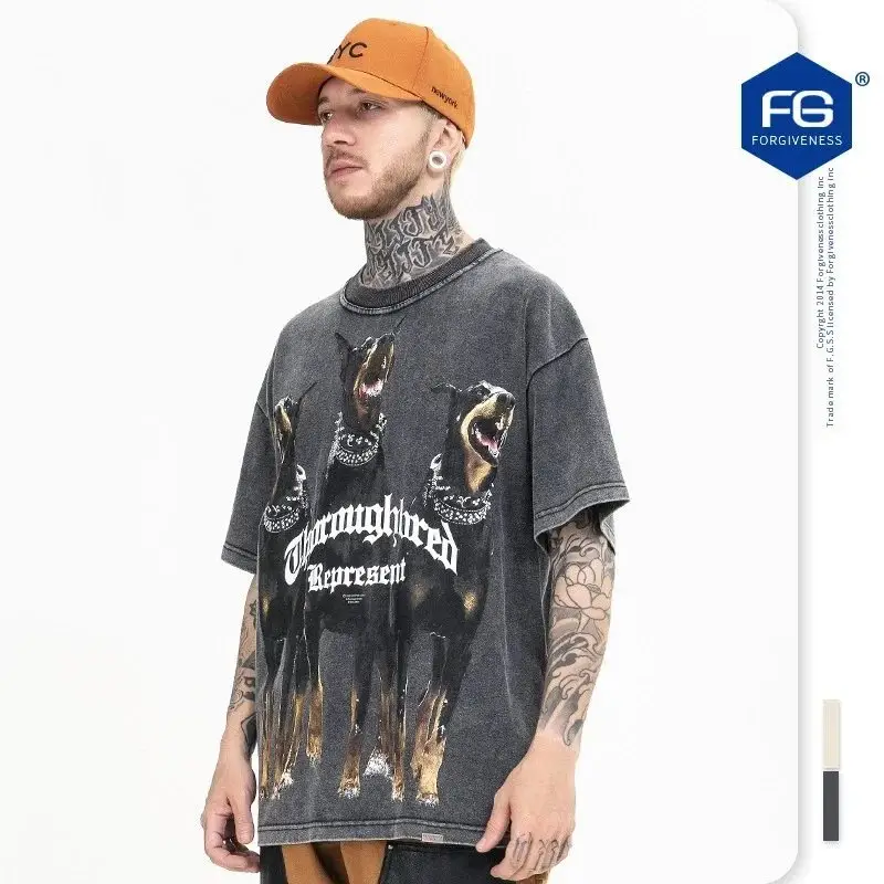 Vintage Represent Dog T Shirt — foto 4 de 5