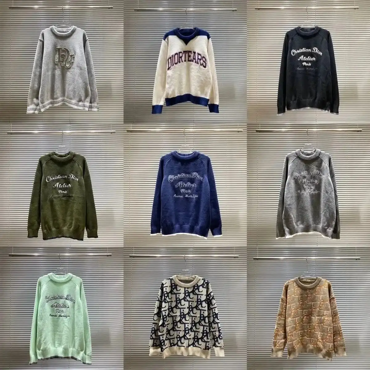 Balenciaga DIOR Prada Presbyopia Letter Loose Sweater [40 styles] — foto 2 de 5