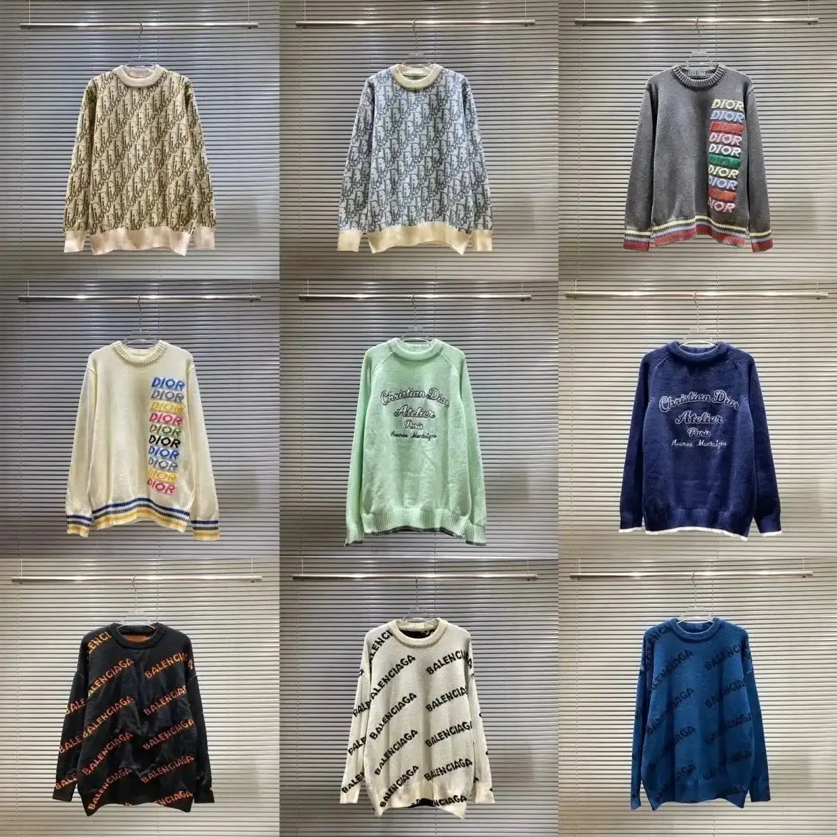 Balenciaga DIOR Prada Presbyopia Letter Loose Sweater [40 styles] — foto 3 de 5