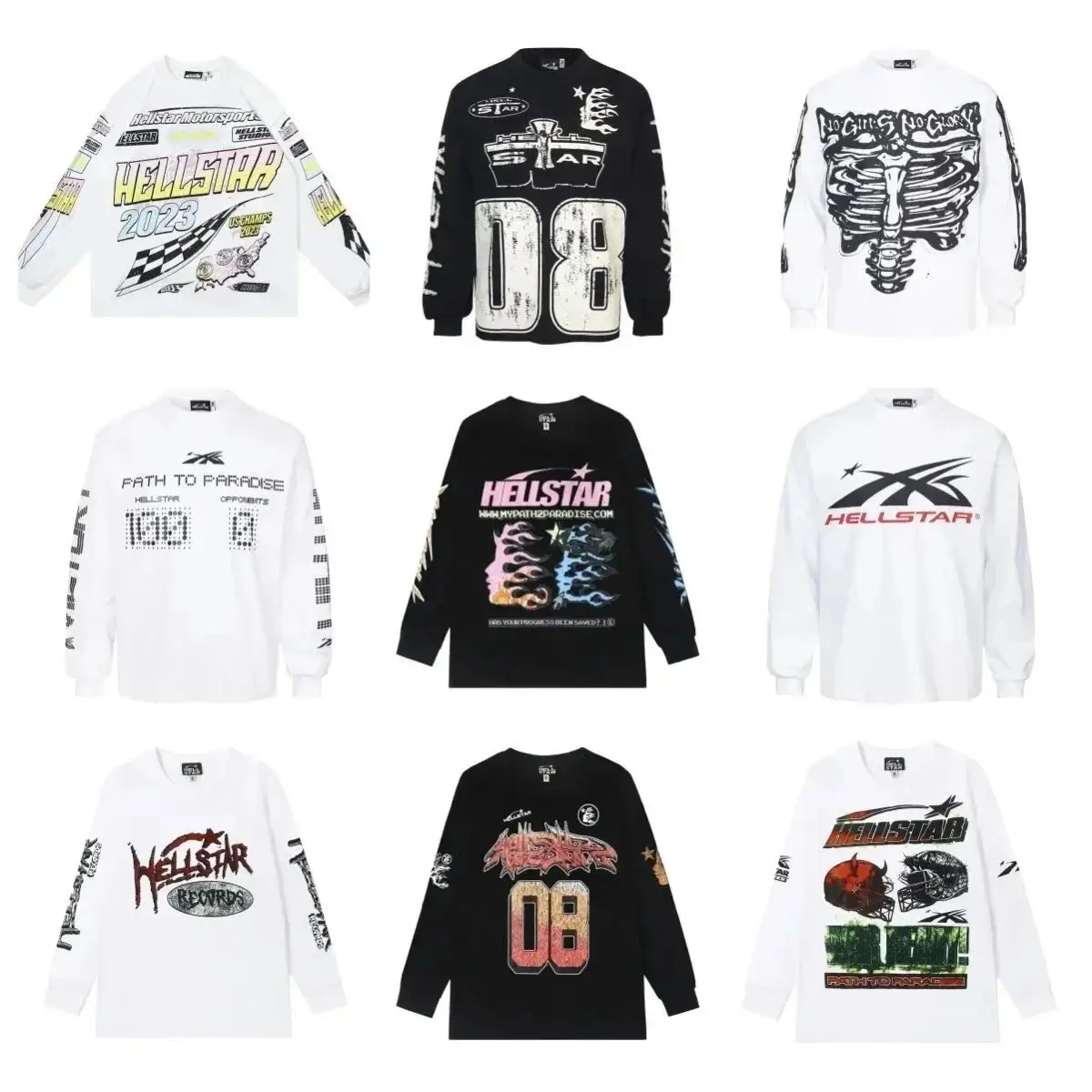 Hellstar Long Sleeve Sweaters [25 styles]