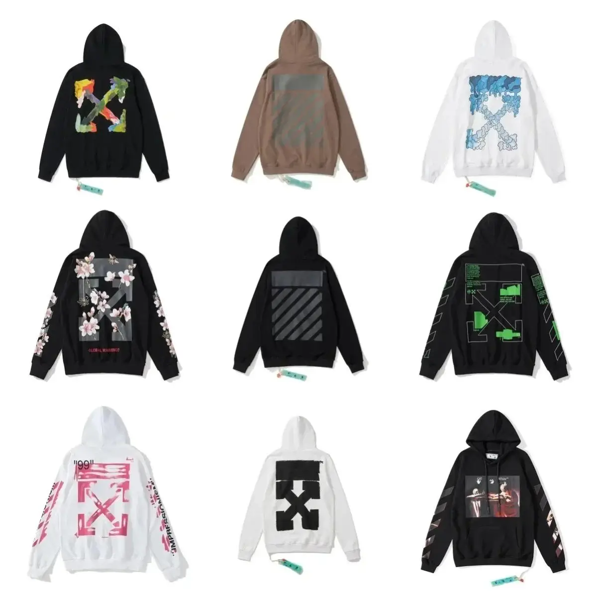 Off-White Diagonal Arrow Hoodie [33 styles]