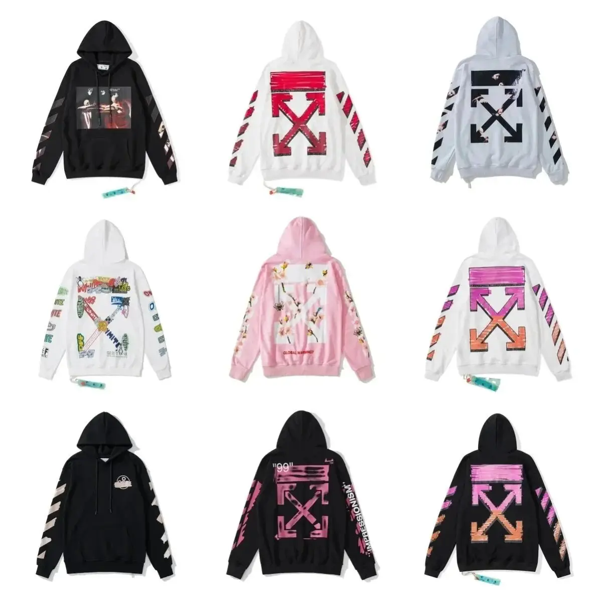 Off-White Diagonal Arrow Hoodie [33 styles] — foto 2 de 4