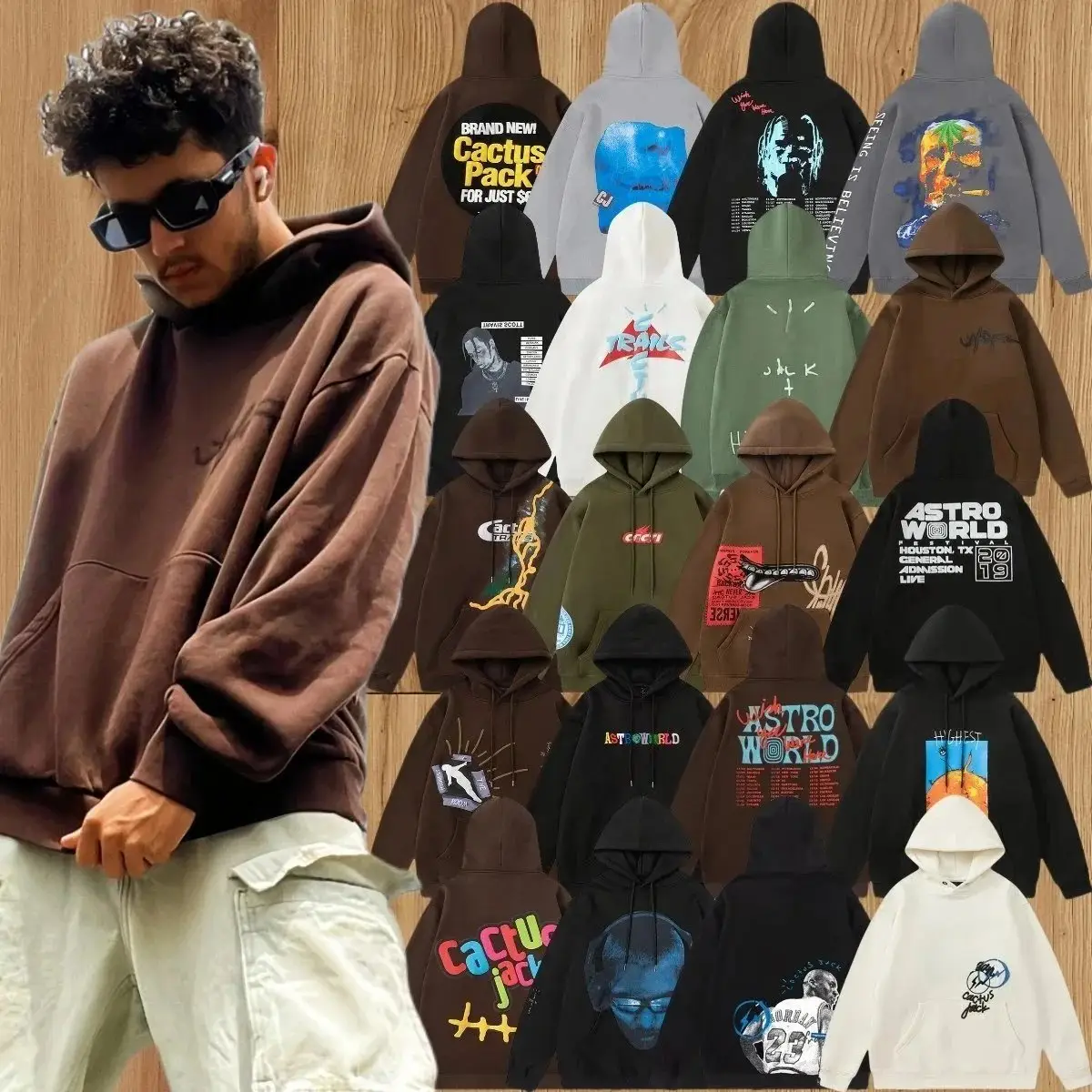 CACTUS JACK Hoodie [Multiple Designs Including Astro World
