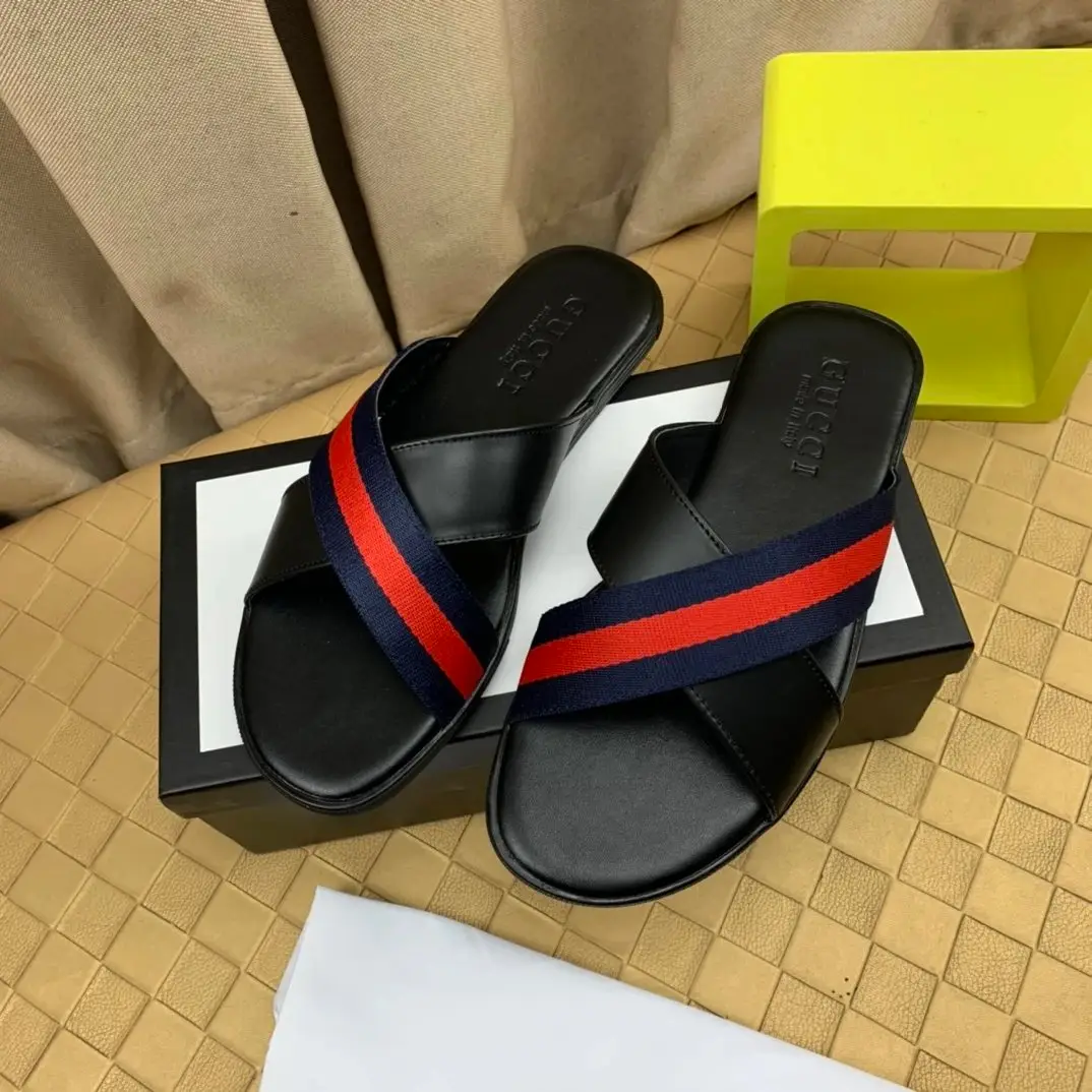 Gucci Web Stripe Slide Sandals [6 styles] — foto 3 de 8