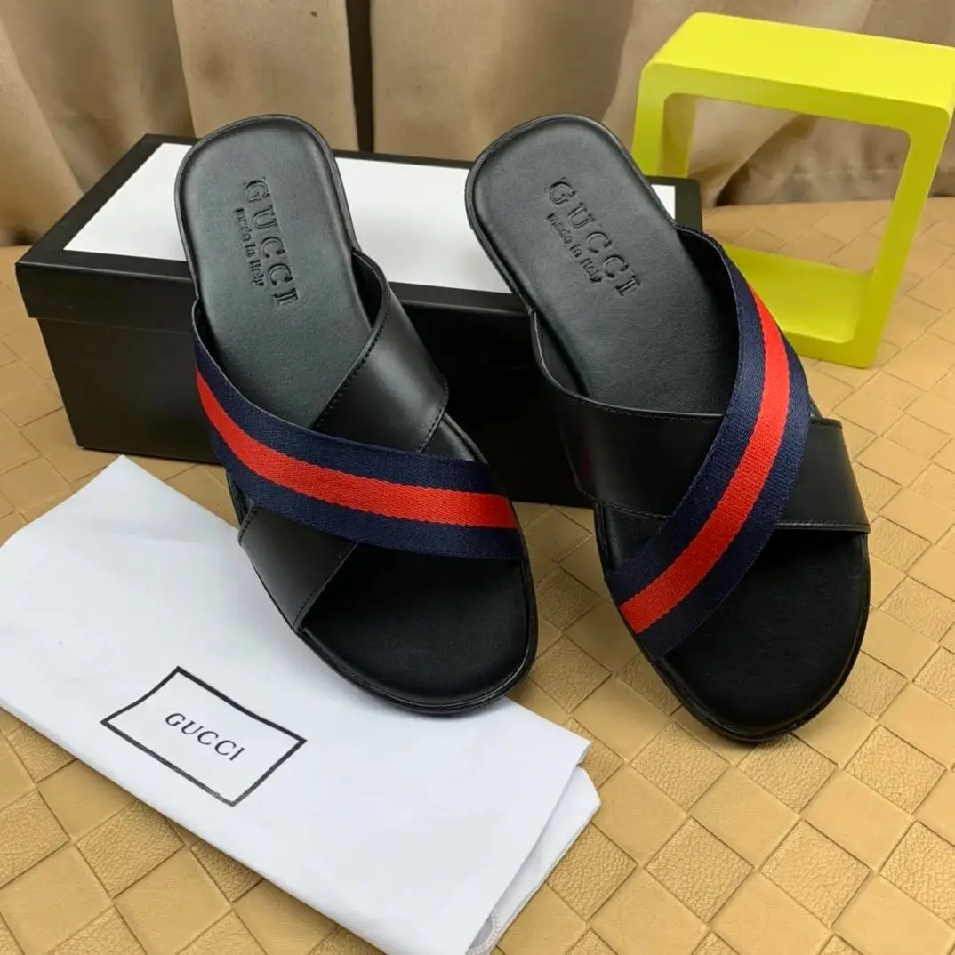 Gucci Web Stripe Slide Sandals [6 styles] — foto 4 de 8