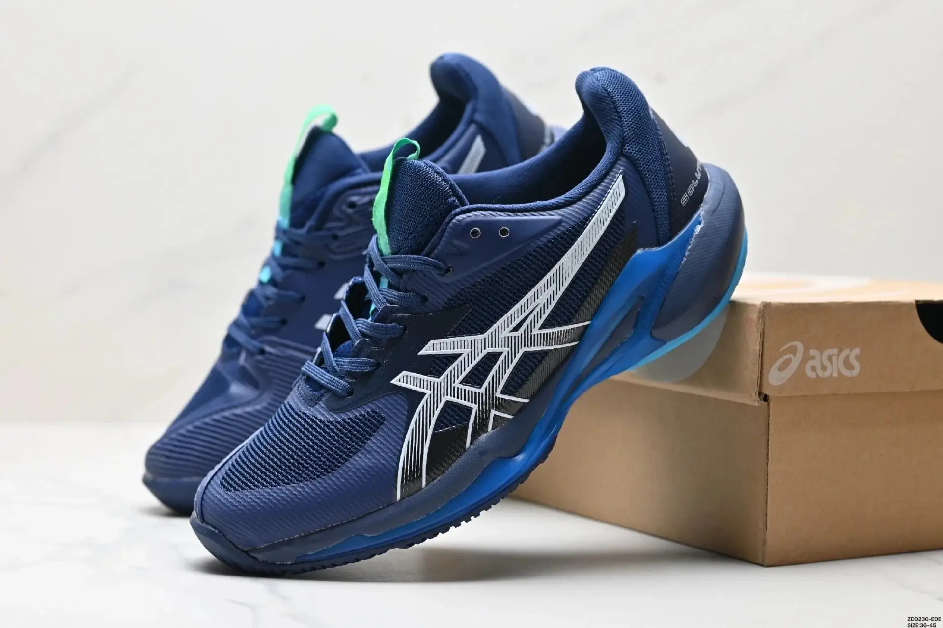 ASICS Gel-Resolution 8 Women's Tennis Shoes - Mint Tint/Blue Bliss — foto 7 de 8