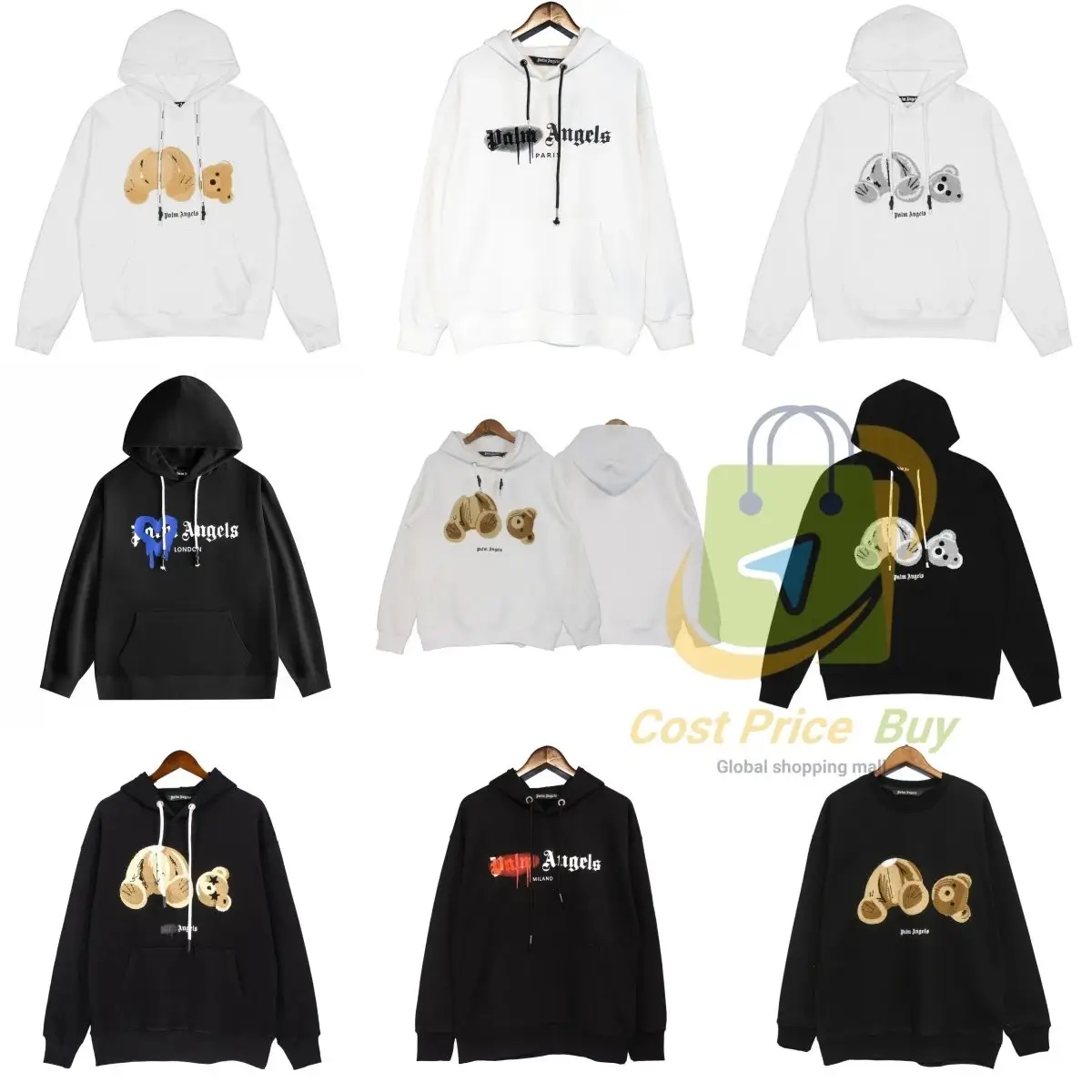 Palm Angels Teddy Bear & Logo Hoodies [38 styles]