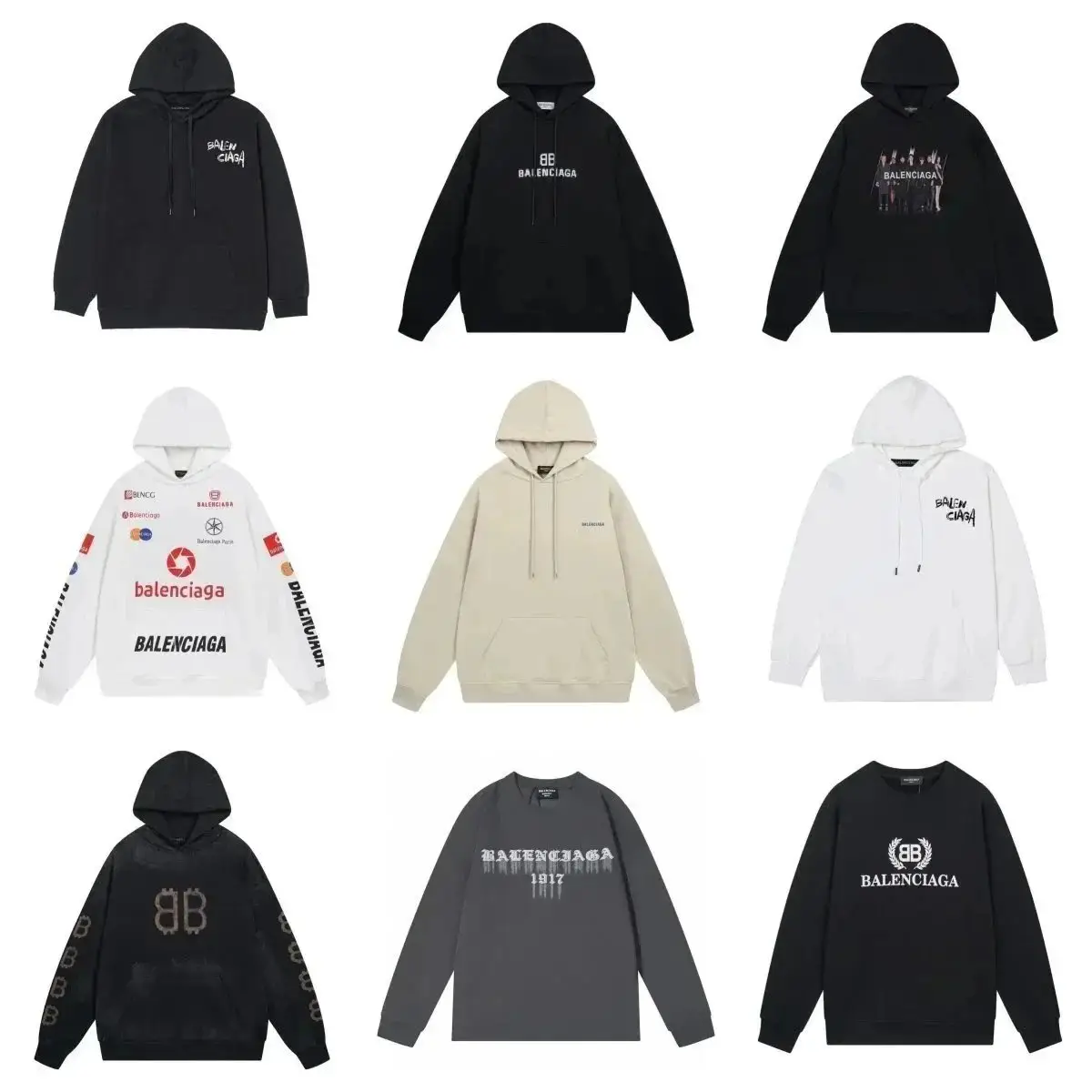 Balenciaga Hoodies [36 styles]