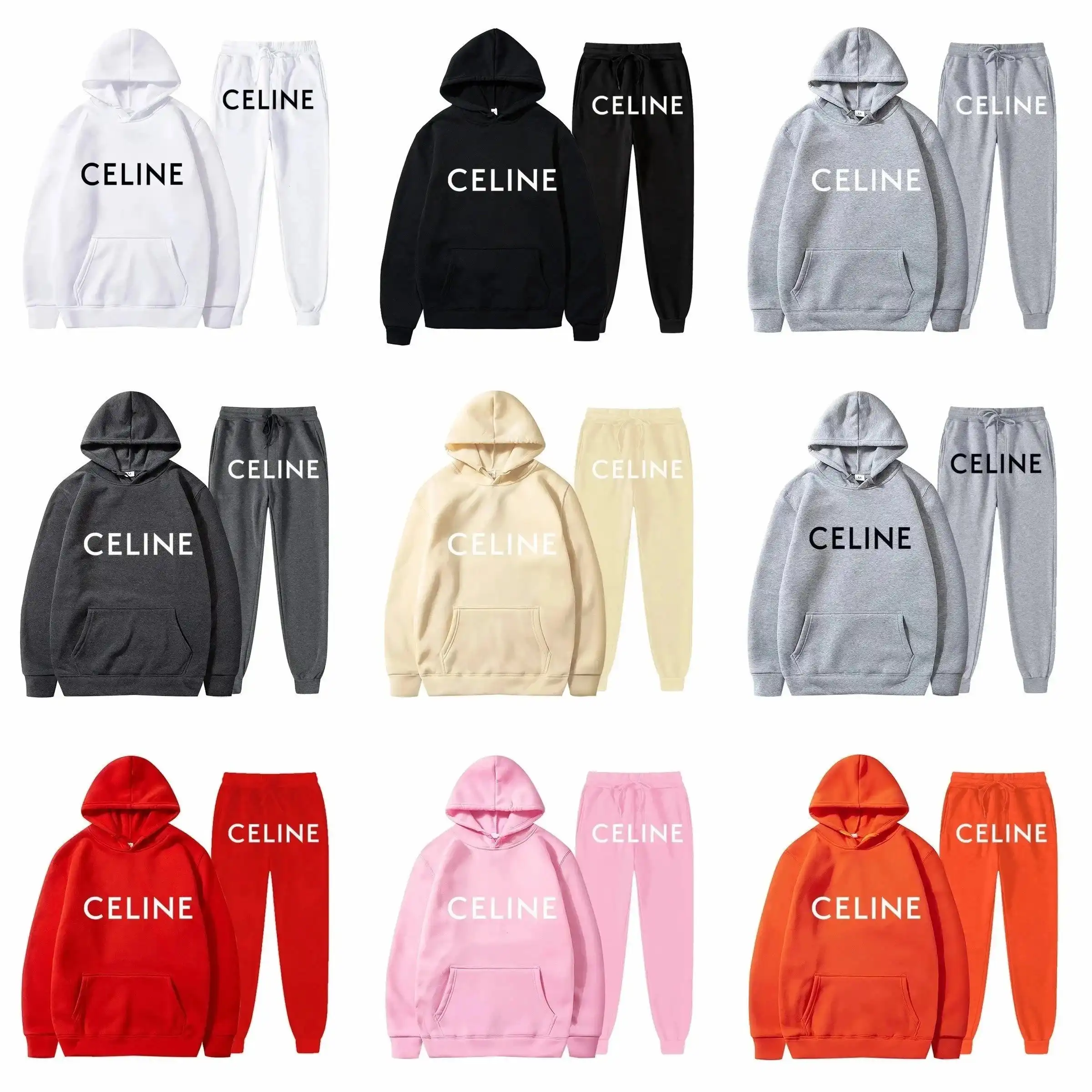 CELINE Hoodie Suit