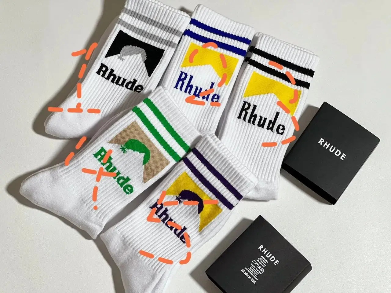 Rhude Socks [15 styles] — foto 7 de 7