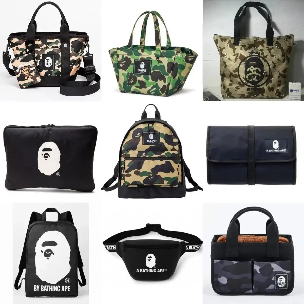 A Bathing Ape Crossbody Bags [18 styles]